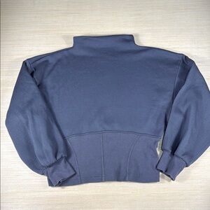 Maeve Anthropologie High-Neck Sweatshirt Women’s Large Charcoal‎ Gray